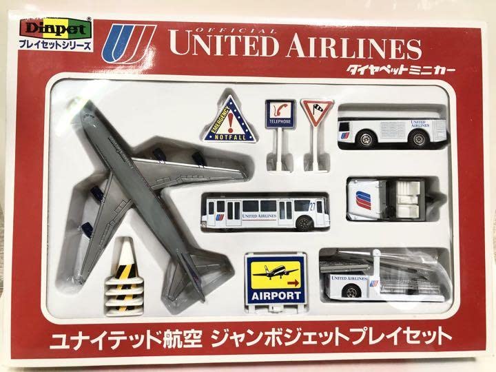 ビンテージの Diapet ユナイテッド航空ジャンボジェット プレイ